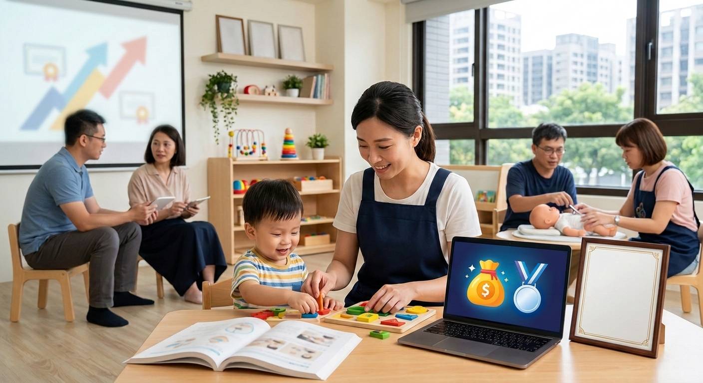 產業人才投資方案是什麼？在職進修提升專業能力的最佳資源(示意圖)