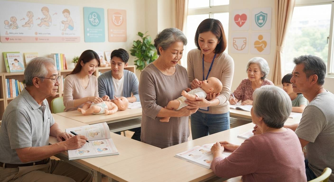 親屬保母課程是什麼？爺爺奶奶、外公外婆照顧孫子也需要專業學習-文章示意圖